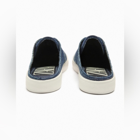 ZARA DENIM OPEN BACK SNEAKERS - Picture 4 of 5